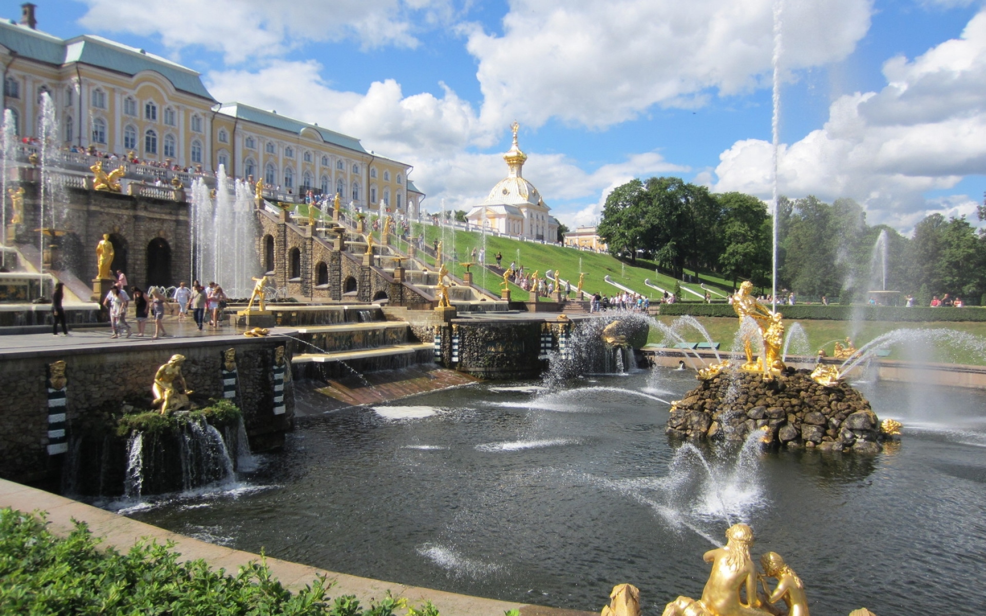 Картинки Петерхоф, парк, петербург, фото и обои на рабочий стол