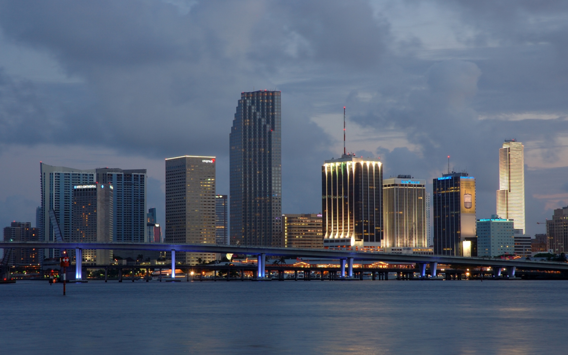 Картинки Майами, флорида, мост, небоскребы фото и обои на рабочий стол