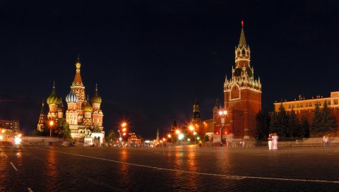 Столица, россия, москва, красный квадрат,