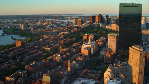 Usa, massachusetts, boston, city, common, park
