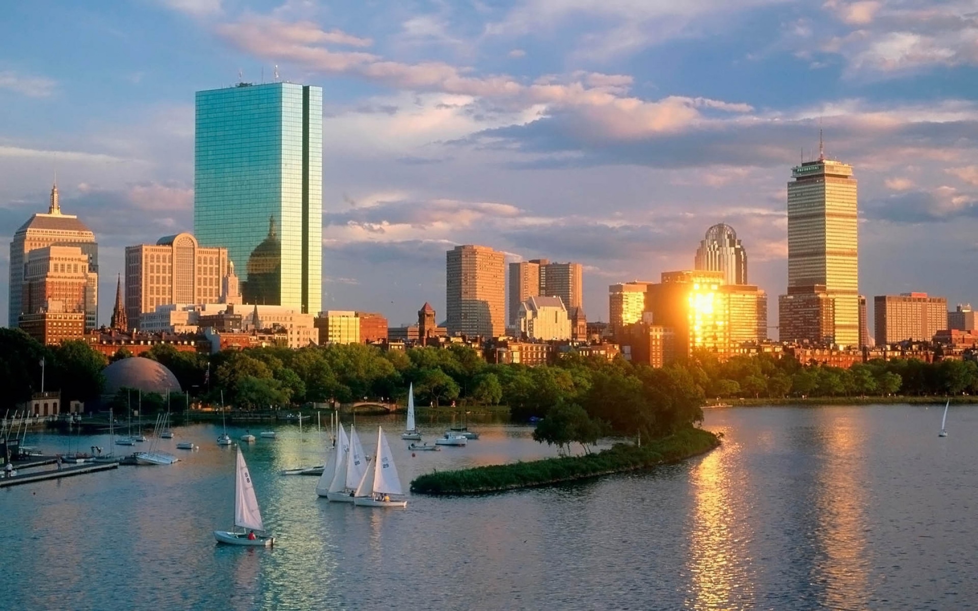 Бостон панорама