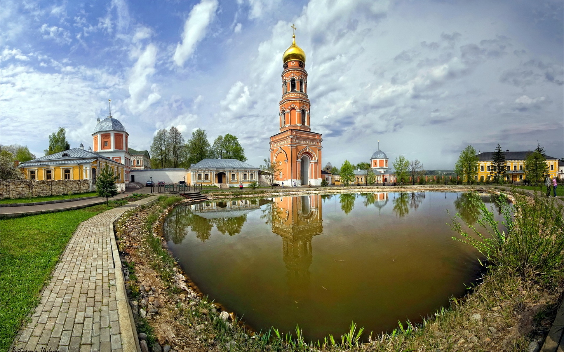 Картинки Колокольня, пустыня Давид, храм фото и обои на рабочий стол