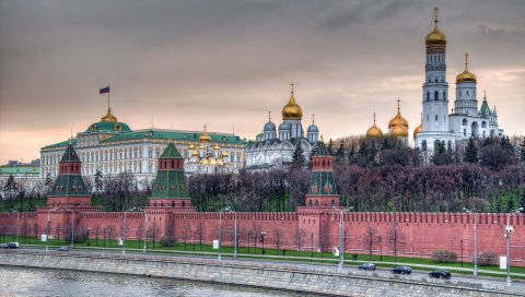 москва, кремль, Кремлевская стена, набережная , церковь, храм,