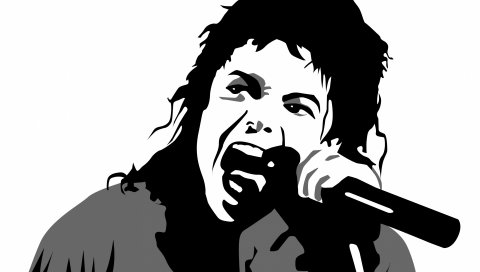 майкл джексон, векторная графика, лицо, микрофон, певец, легендарный