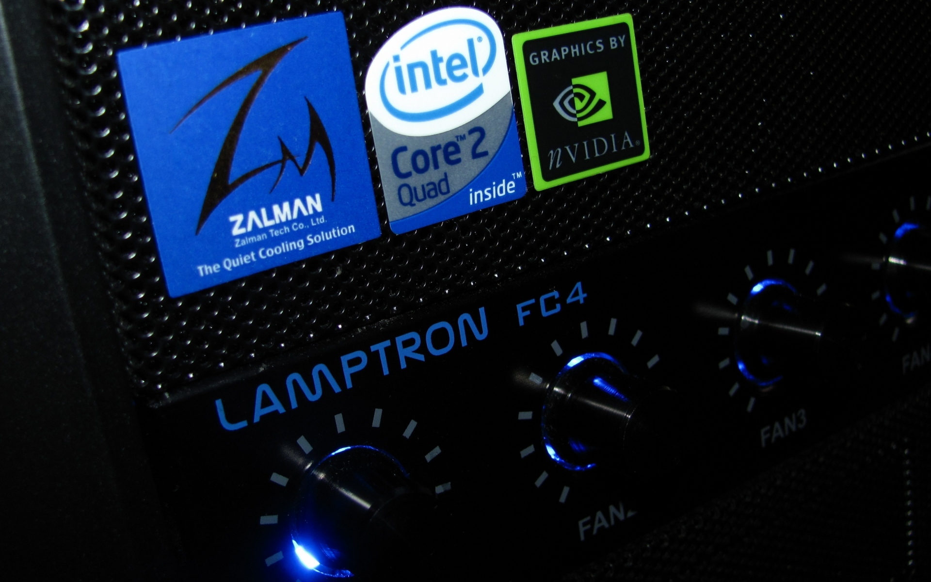 Картинки Zalman, core 2 quad, компьютер, системный блок, nvidia фото и обои на рабочий стол