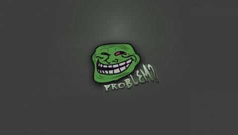 Тролль, улыбка,