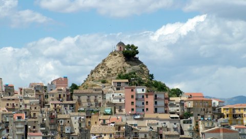 Chenturippe, enna, italy, building, top