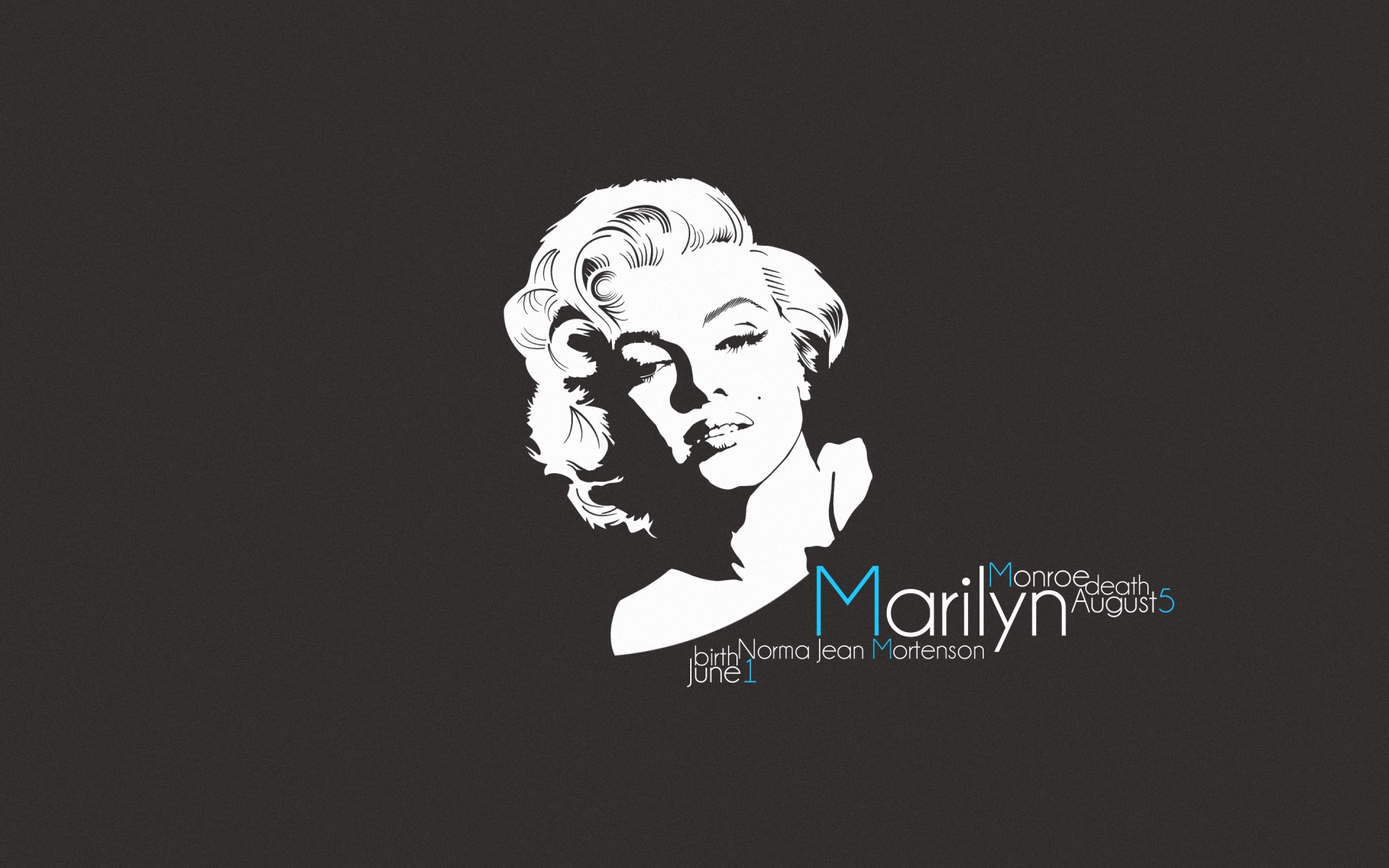 Картинки Marilyn monroe, портрет, певец, знаменитость фото и обои на рабочий стол