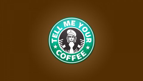 Starbucks, кофе, кафе, логотип