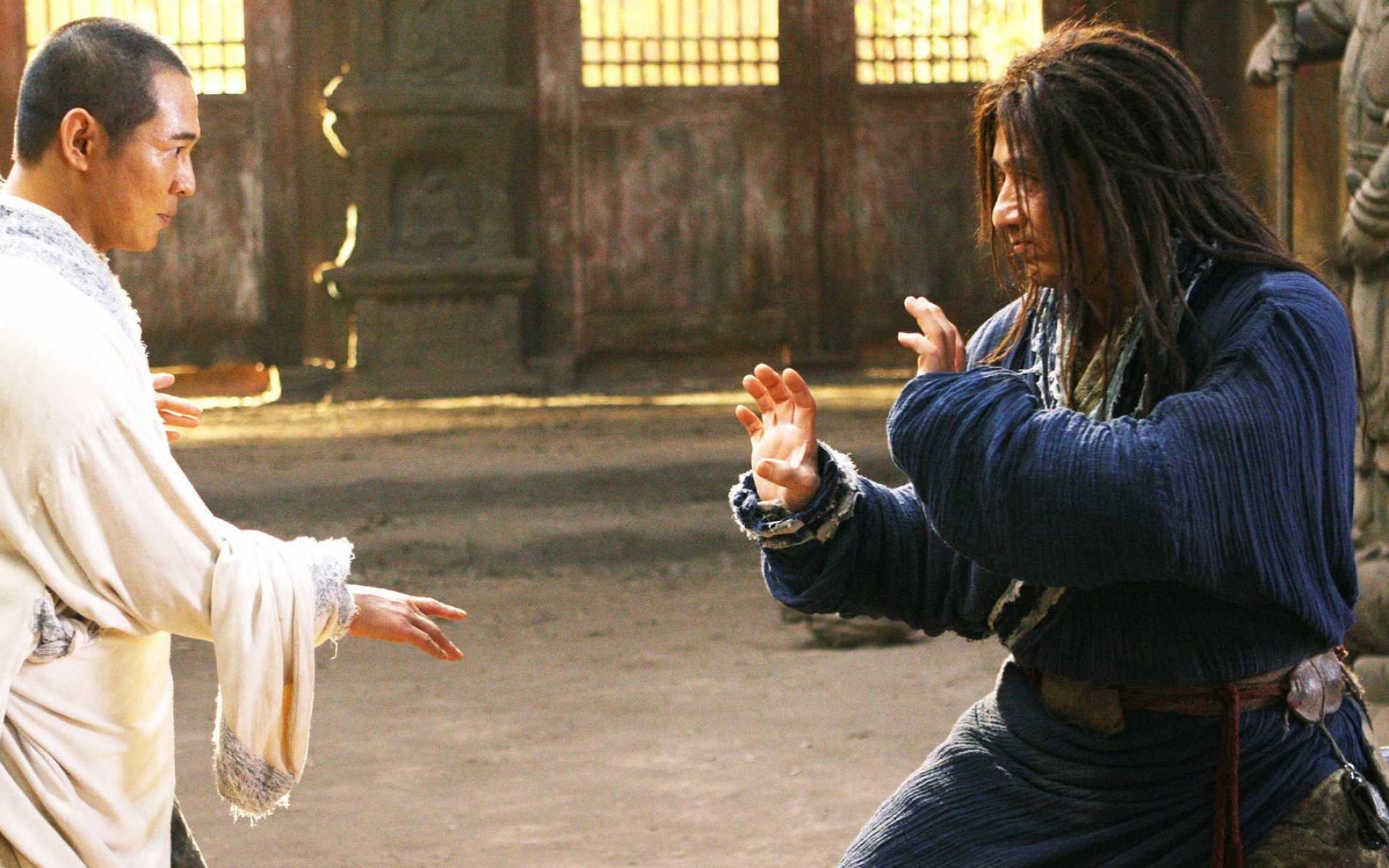 Картинки Jet li, jackie chan, запрещенное королевство фото и обои на рабочий стол