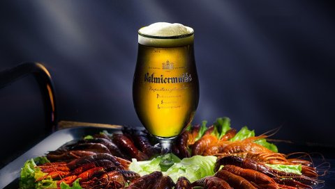 Пиво, разомовский, хейнекен, закуска, креветки, блюдо, алкоголь
