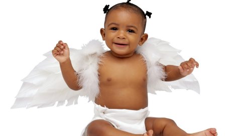 Ребенок, ангельские крылья, ребенок
