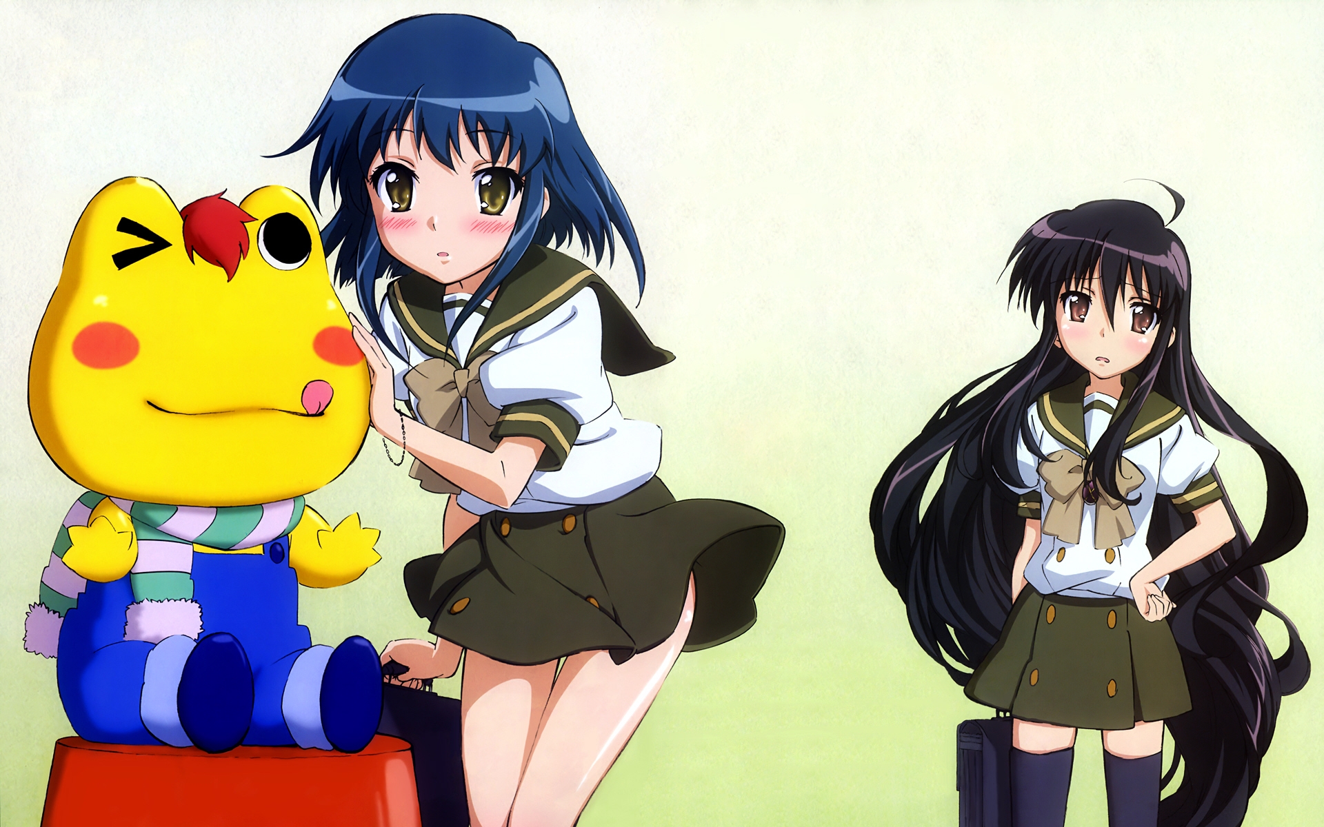 Картинки Seifuku shakugan no shana, девушки, юбка, румянец, будучи фото и обои на рабочий стол