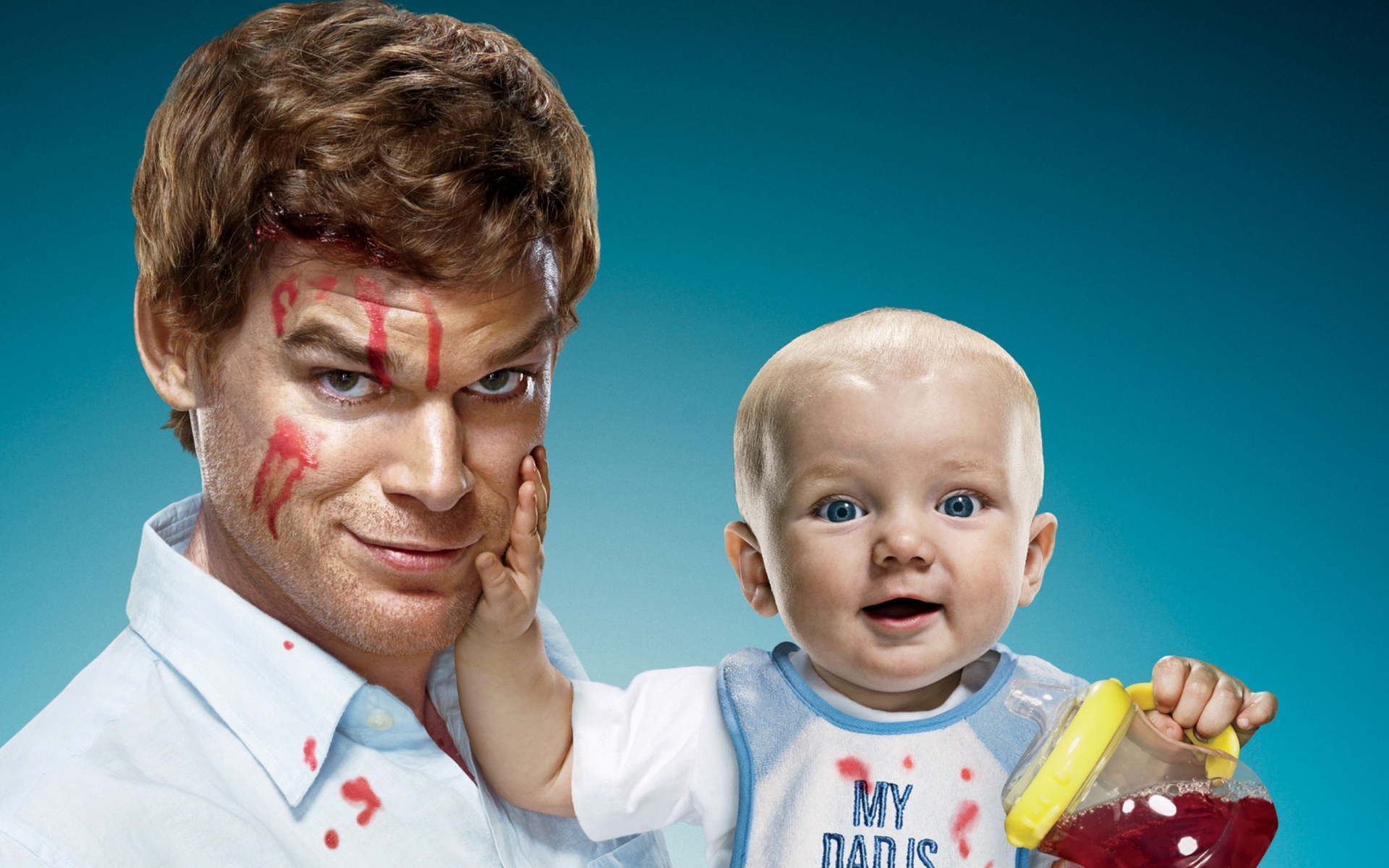 Картинки Dexter morgan, harrison morgan, dexter, ребенок, озорной, забота, фото и обои на рабочий стол