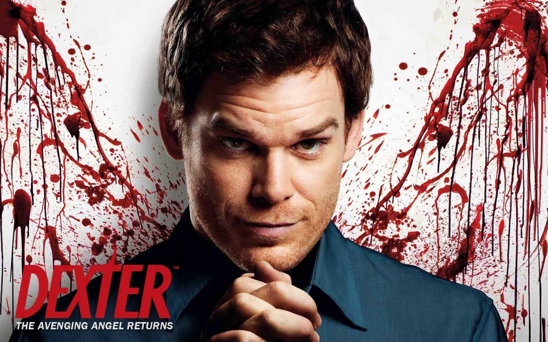 Картинки Dexter, dexter morgan, ангел, крылья, кровь, стиль, образ, художник, актер, майкл c зал фото и обои на рабочий стол