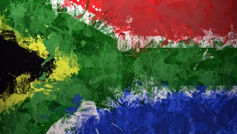 Южная африка, республика Южной Африки, текстура, фон, краска, пятна