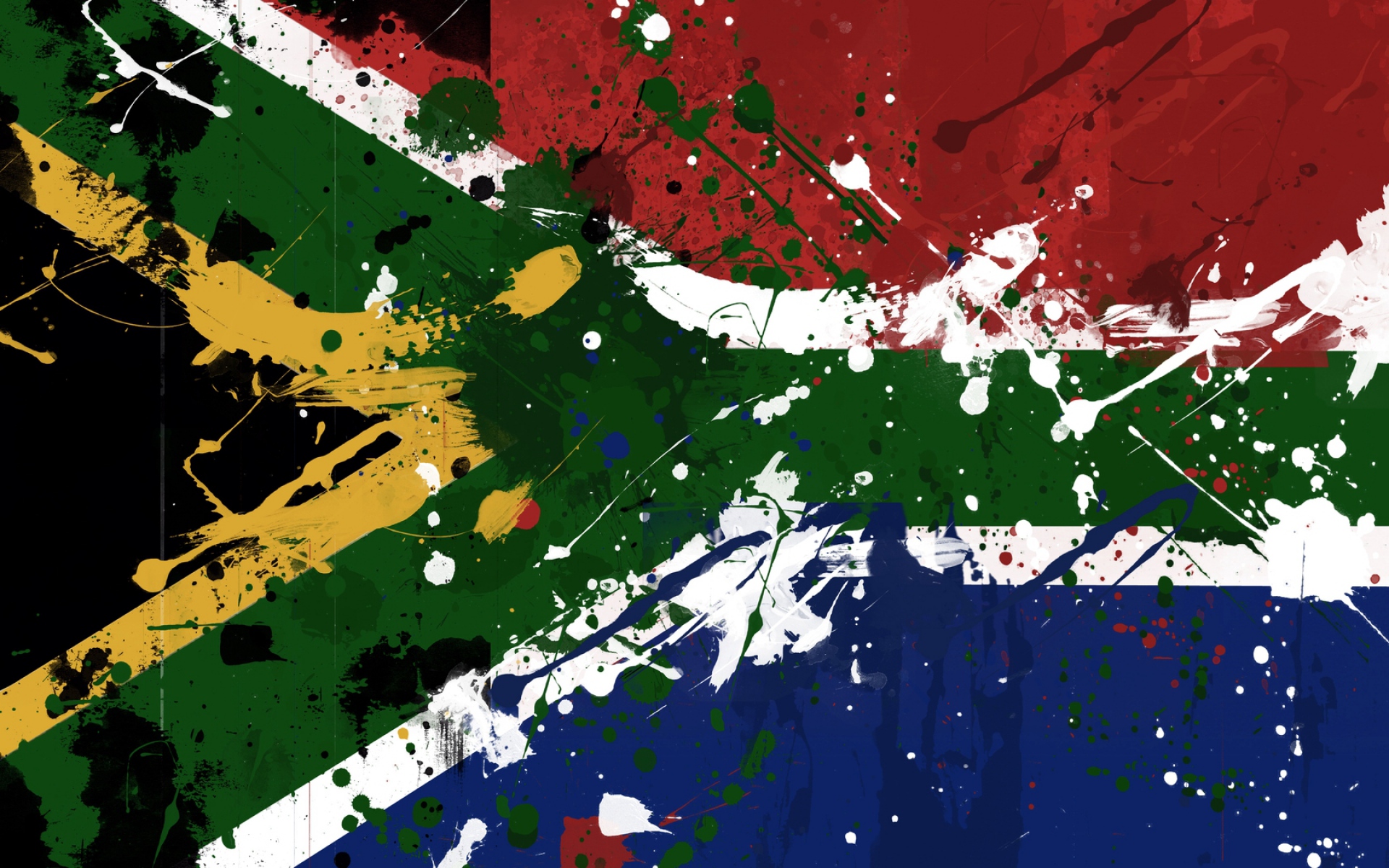 Картинки Южная африка, республика Южной Африки, фон, текстура, краска, флаг фото и обои на рабочий стол