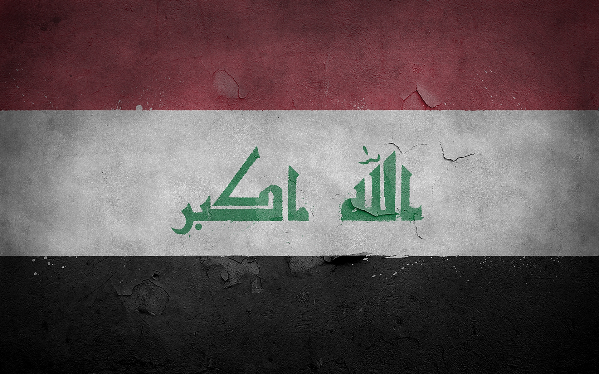 Картинки Флаг, iraq, текстура, фон, символы, поверхность фото и обои на рабочий стол