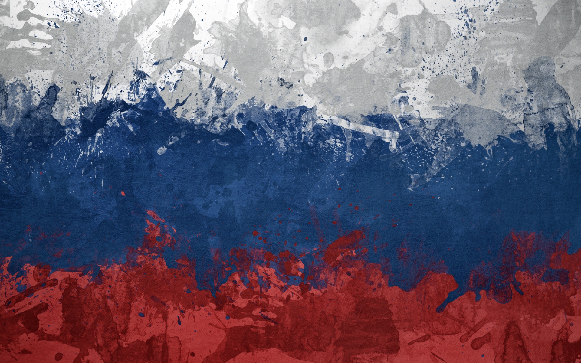 Картинки Флаг, россия, пятна, краска, символ, текстура фото и обои на рабочий стол