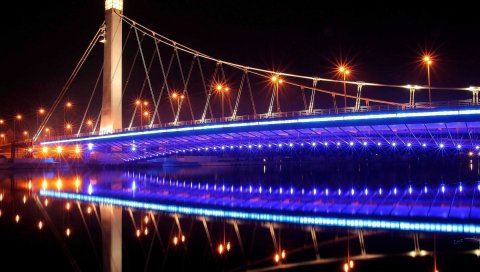San - antonio, texas, usa, облака, городские огни