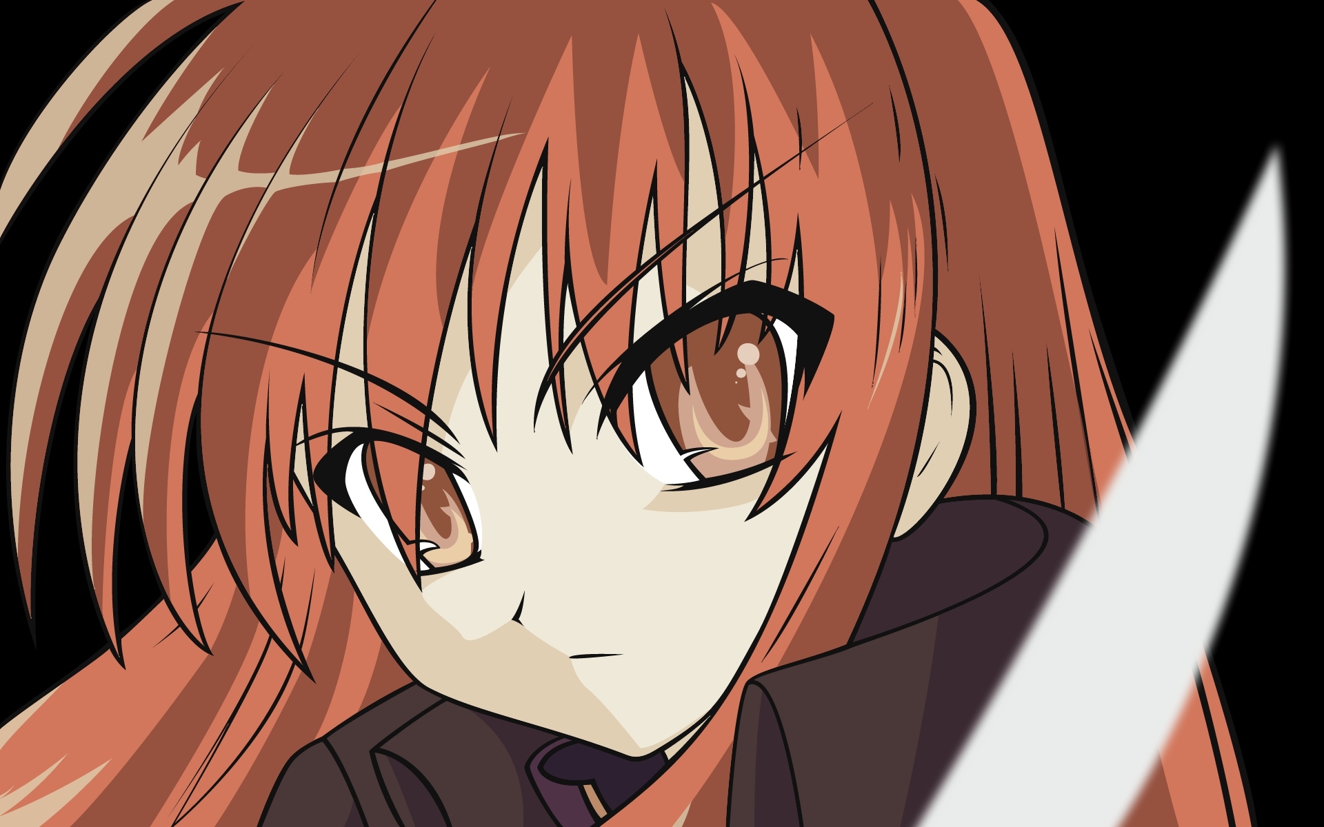 Картинки Shakugan no shana, девушка, удар, меч, крупный план фото и обои на рабочий стол