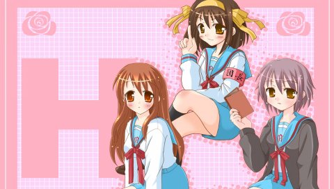 Asahina mikuru, девушка, поза, книга