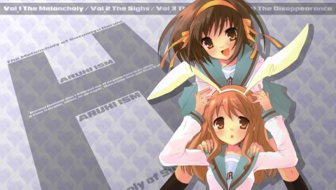 Asahina mikuru, девушки, веселье, уши