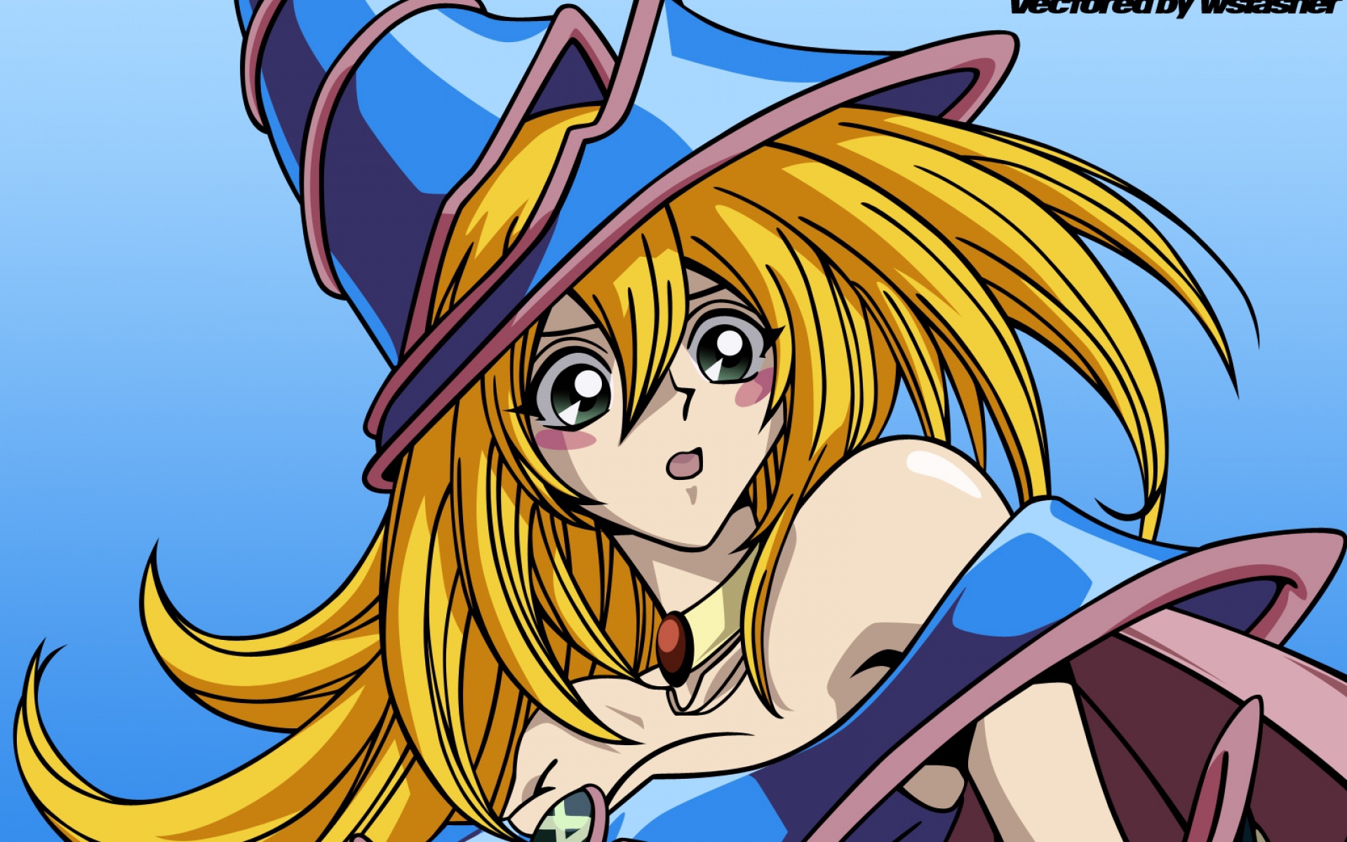 Картинки Векторное искусство yugioh, девушка, ведьма, шляпа фото и обои на рабочий стол
