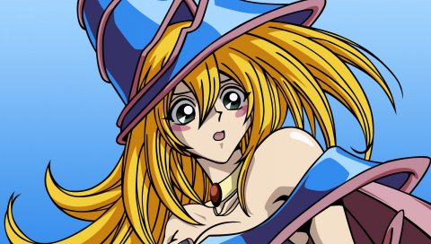 Векторное искусство yugioh, девушка, ведьма, шляпа