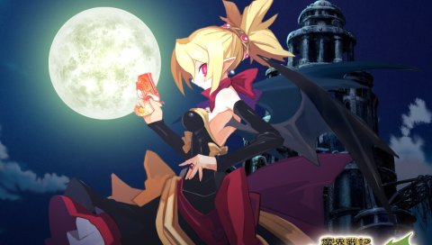 Demon disgaea 2, девушка, платье,