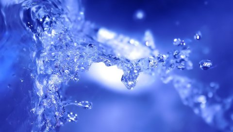 Вода, спрей, всплеск, капля, слой