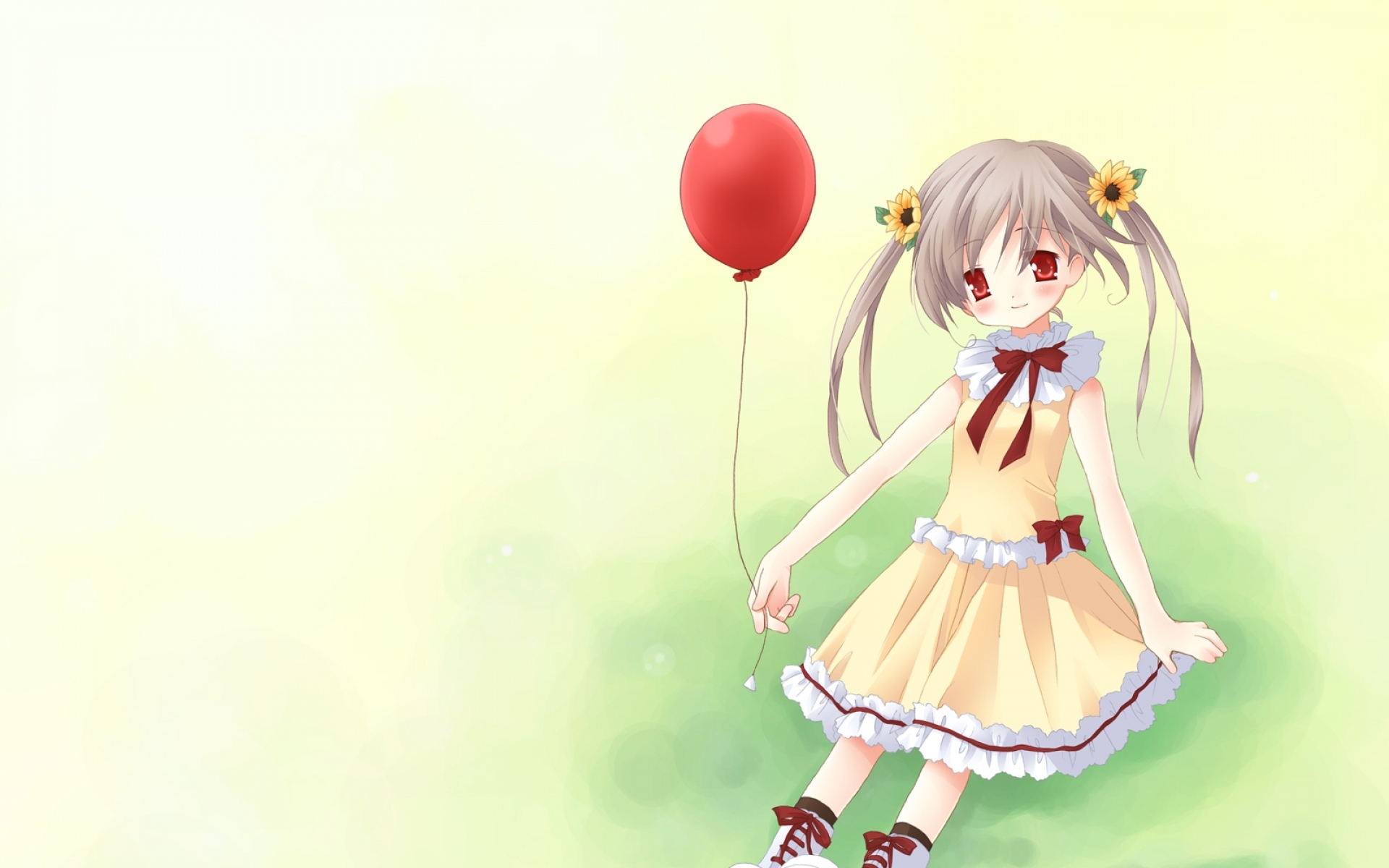 Картинки Loli natsume eri, девушка, платье, мяч фото и обои на рабочий стол
