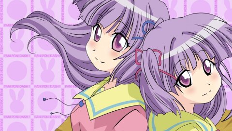 Pani poni dash, kashiwagi yuuma, kashiwagi yuuna, девушки, милые, улыбка