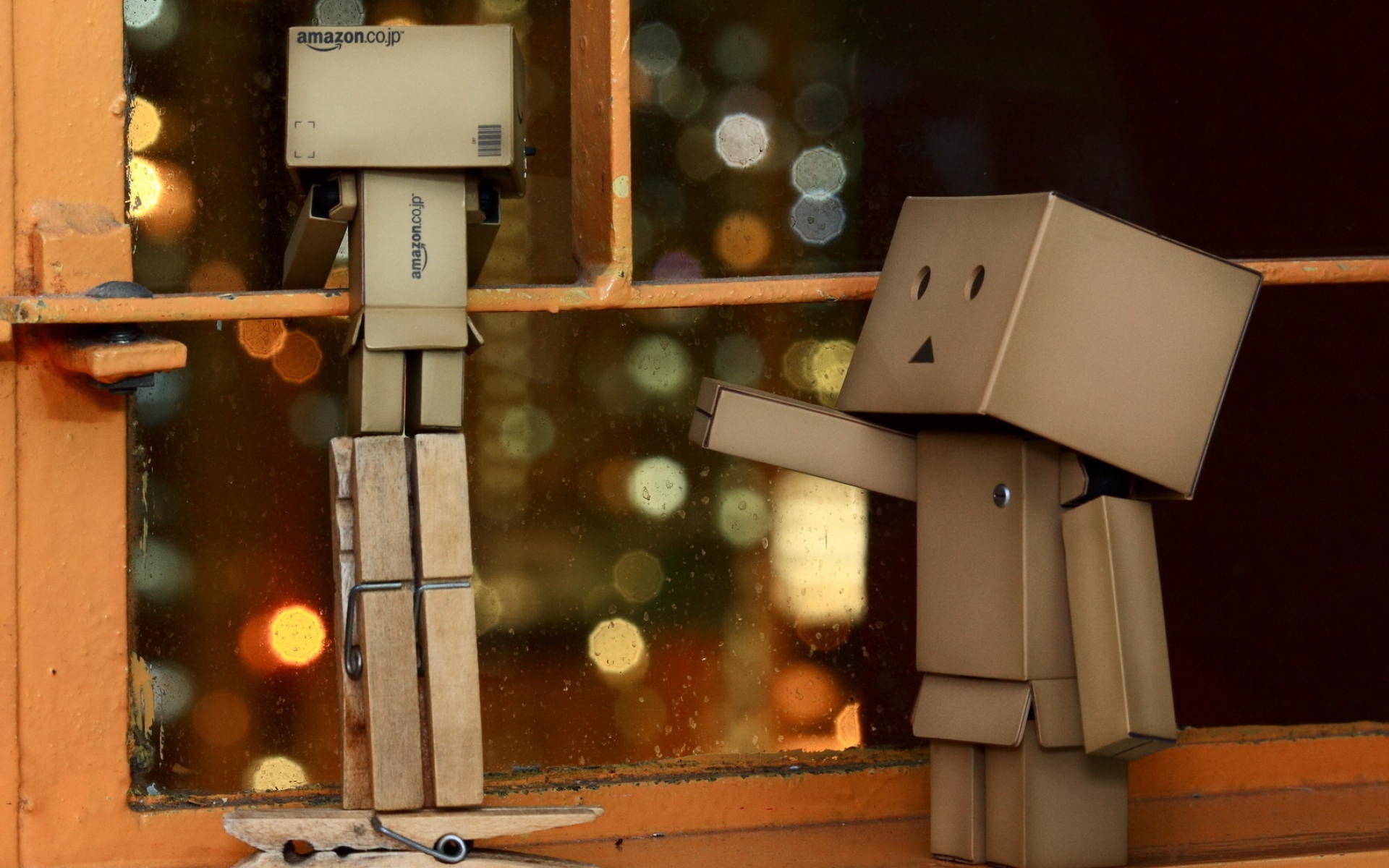 Картинки Danboard, коробки, роботы, пар, стекло, любопытство фото и обои на рабочий стол