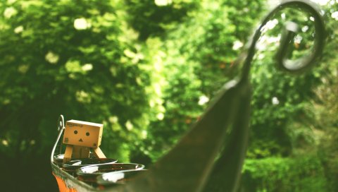 Danboard, коробки, робот, прогулка,