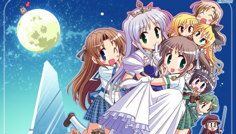 Feena fam earthlight, asagiri mai, мультфильм, веселье