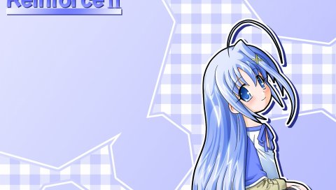 Mahou shoujo лирическая nanoha, девушка, румянец, осанка
