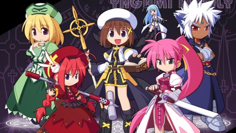 Chibi, mahou shoujo лирическая nanoha, толпа, война, оружие