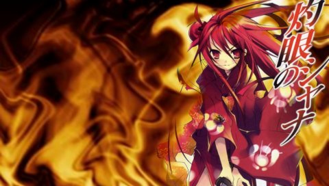 Shakugan не Шана, девушка, меч, кимоно