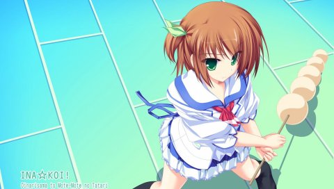 inakoi midou Тихиро, девушка, движение, жест