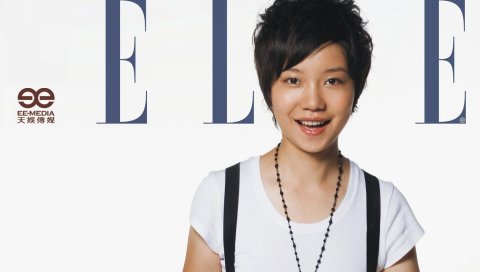 Elle, известный журнал, модель, улыбка