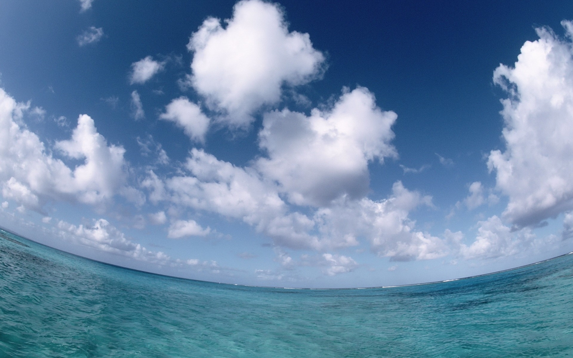 Картинки Море, залив, облака, панорама, голубая вода фото и обои на рабочий стол