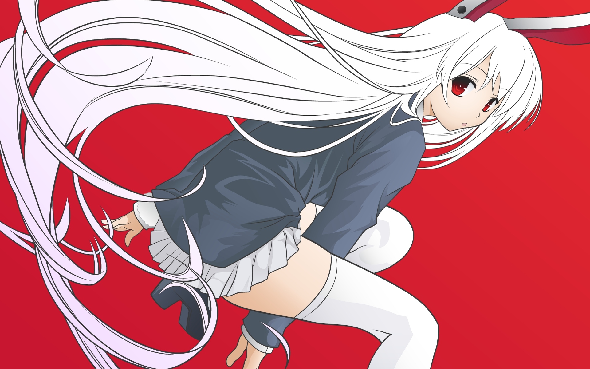 Картинки Reisen udongein inaba, девушка, блондинка, уши, движение фото и обои на рабочий стол