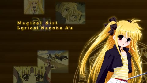 Судьба testarossa mahou shoujo, девушка, блондинка, длинные волосы