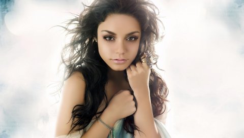 Vanessa hudgens, брюнетка, взгляд, модель, фотосессия