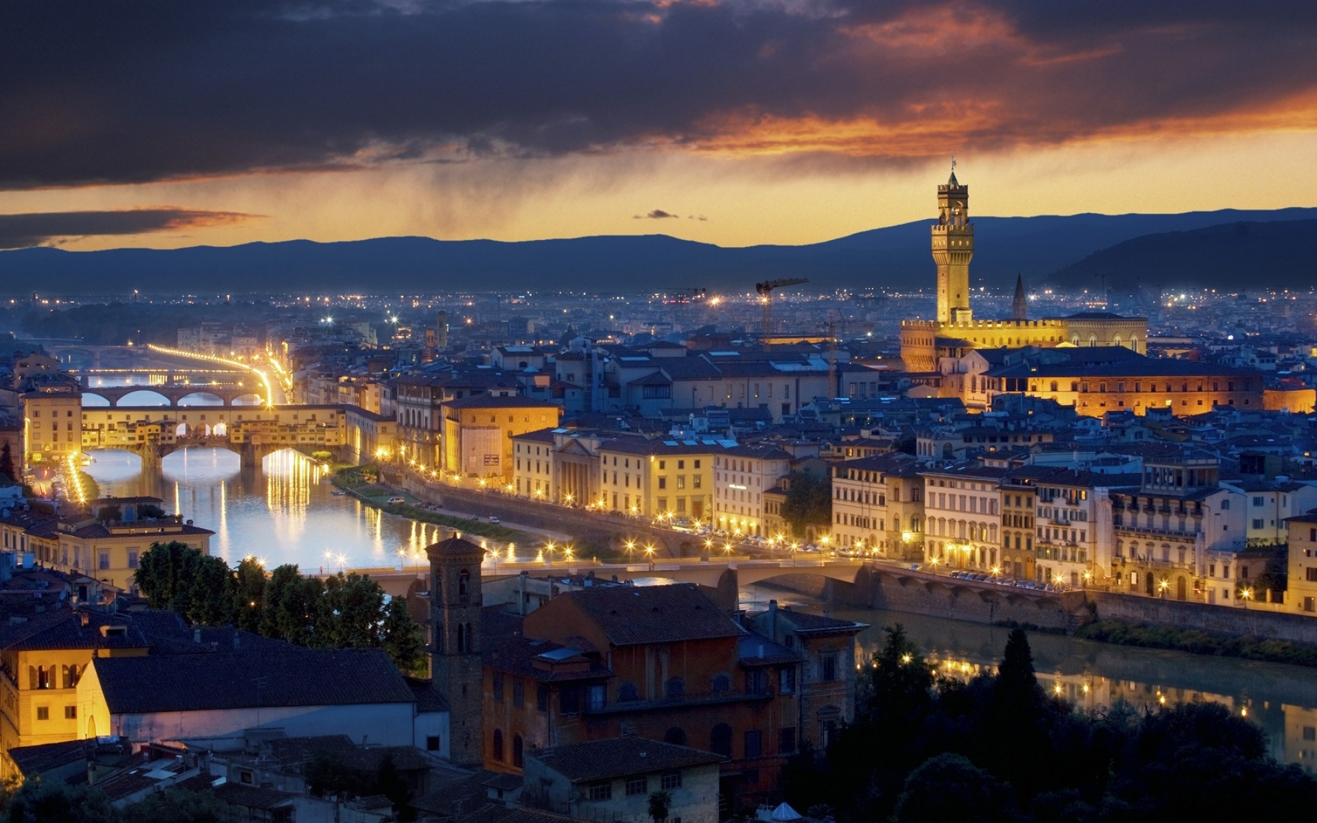 Картинки Ponte vecchio, florence, italy, фото и обои на рабочий стол