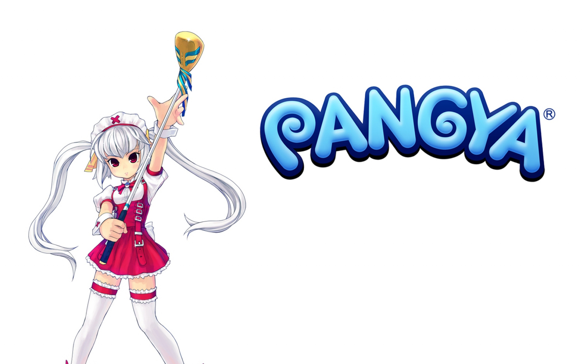 Картинки Pangya, девушка, жест, поза, чулки фото и обои на рабочий стол