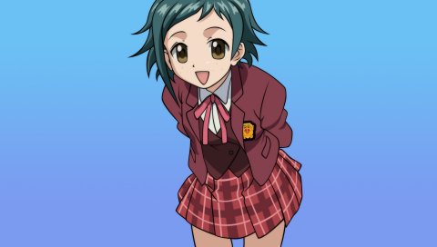 Murakami natsumi, девушка, брюнетка, улыбка, юбка