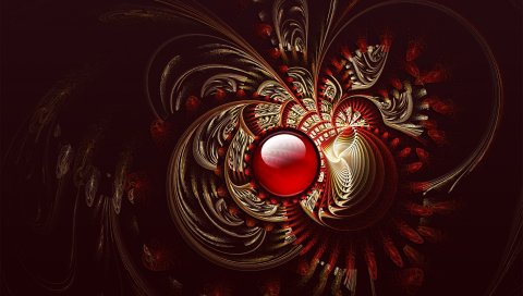 Форма, фон, темный, тень, мяч, свет
