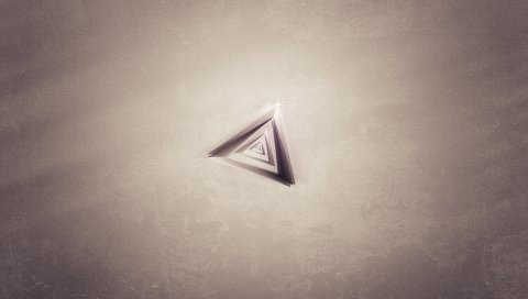 Треугольник, фон, бумага, свет